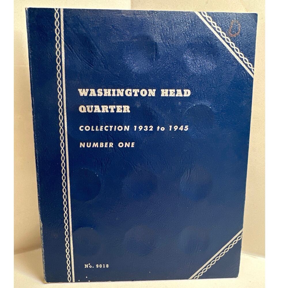 Whitman Washington Head Quarter Coin Folder Album